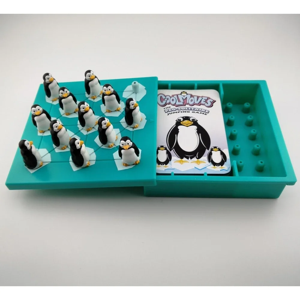 Cool Moves Puzzle Game COMPLETE Discovery Toys 2000 Jumping Penguins